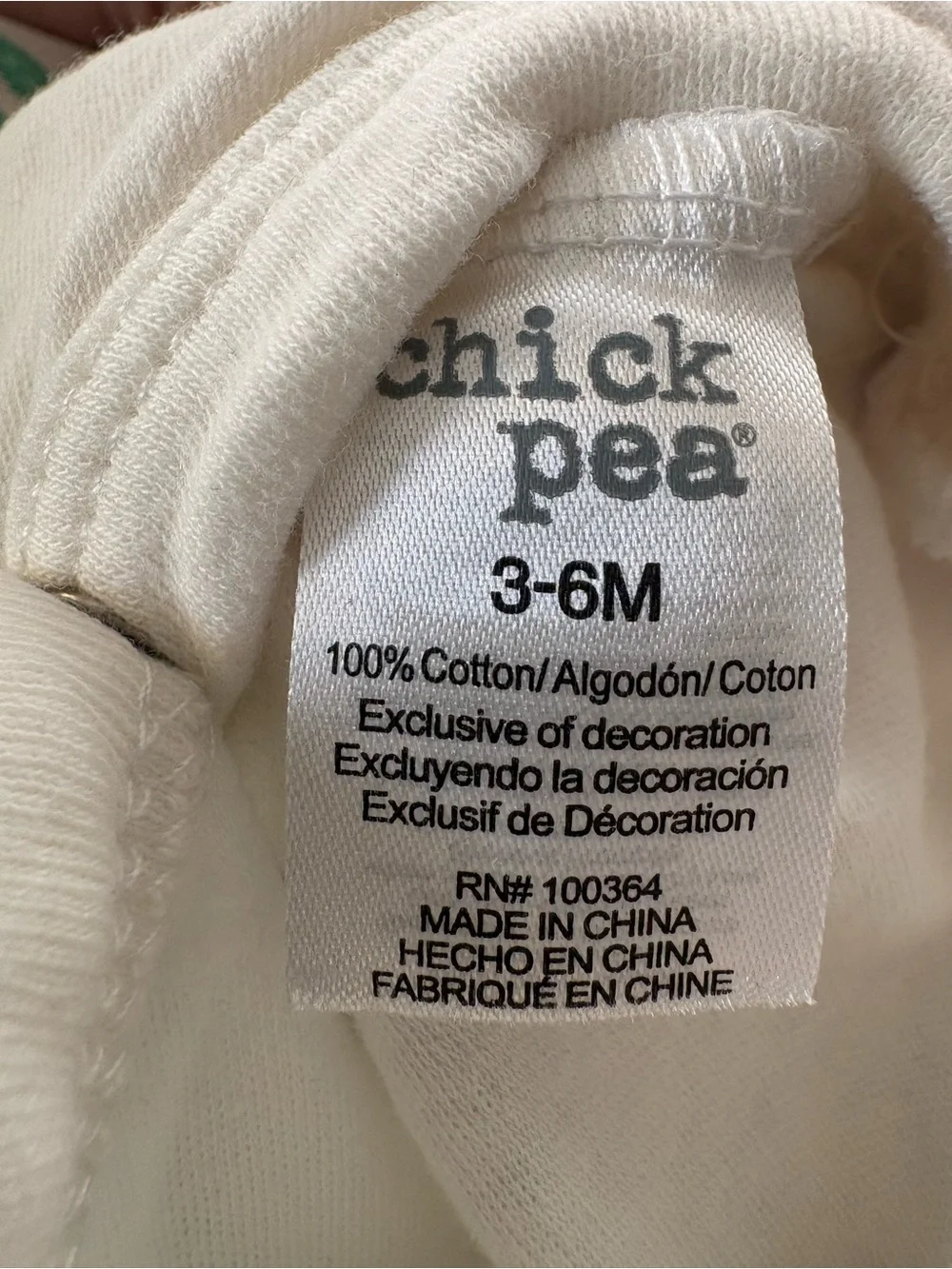 Chick Pea 2 Neutral Arrow & Quote Organic Cotton Baby Bodysuits 3-6M